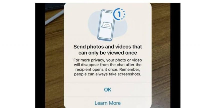 Whatsapp Disappearing Photos