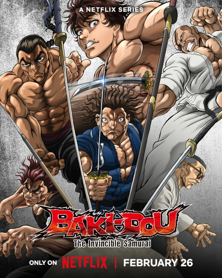 Baki-Dou: The Invincible Samurai — Official Netflix Poster 2026